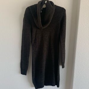 Cowlneck knit dress